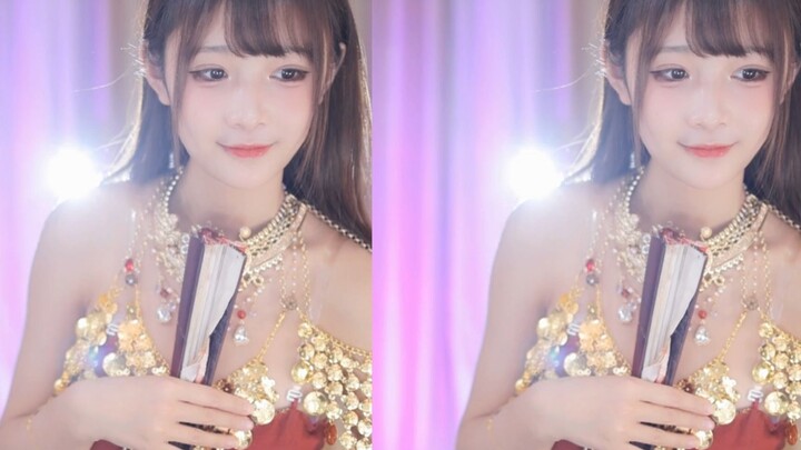 【鱼子酱】《月下2.0》异域舞娘套装 直播跳舞录屏