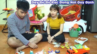 Dạy Bé Bỏ Rác Đúng Nơi Quy Định - Kỹ Năng Sống Cho Bé - Hà Sam