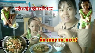 #54: Rau củ kho chay - Suy nghĩ về việc ăn chay trường - Hột vịt lộn nở con