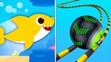 Baby Shark Run | Going Balls - ALL LEVELS iOS/Android Gameplay