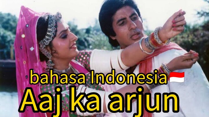 film _ jack yudhik_ India_ aaj ka Arjun _ Amitabha Bachchan _ jaya Prada _ amrish Puri _ bhs Indones