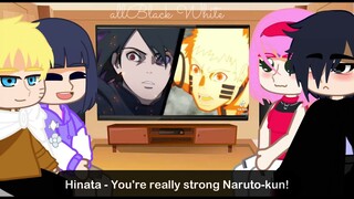 Boruto Adults react to Boruto | Boruto: Naruto Next Generation | Canon Ships | allBlack White |