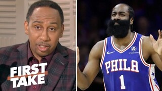 First Take | Patrick Beverley tells Stephen A. that the 76ers should offer James Harden the supermax