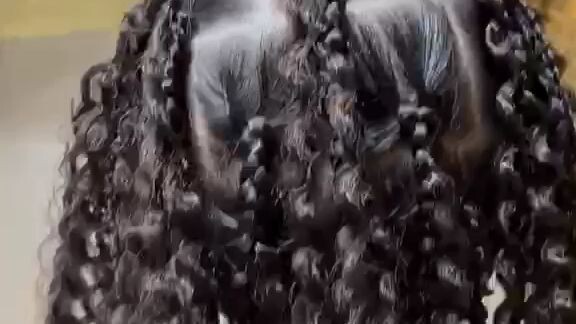 hair braids with extension😊   boho braids designed