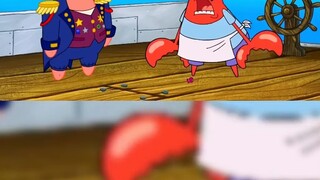 Tuan Krabs hanyalah seorang juru masak kecil di kapal sebelumnya, dan Patrick adalah pemimpin seluru