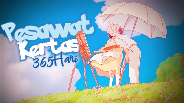 【AMV】 Pesawat Kertas 365 Hari - The Wind Rises | Kaze Tachinu