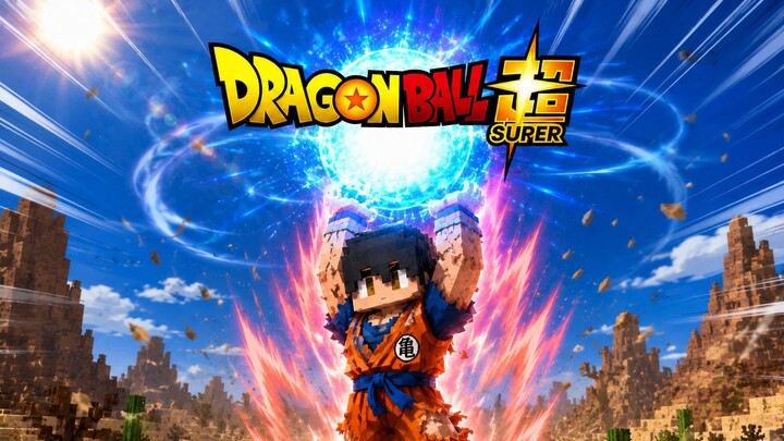 Minecraft Dragon Ball Super Universe: 50x Kamehameha Completely Crushes Vegeta