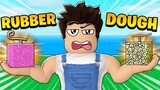 RUBBER vs DOUGH FRUIT! 🍊 *Which is best?!* Roblox Blox Fruits 🏴‍☠️