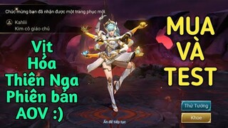 [ Liên Quân Mobile ] Trang phục mới ra mắt Kahlii Kim Cô Giáo Chủ - Vịt hóa thiên nga là có thật :)