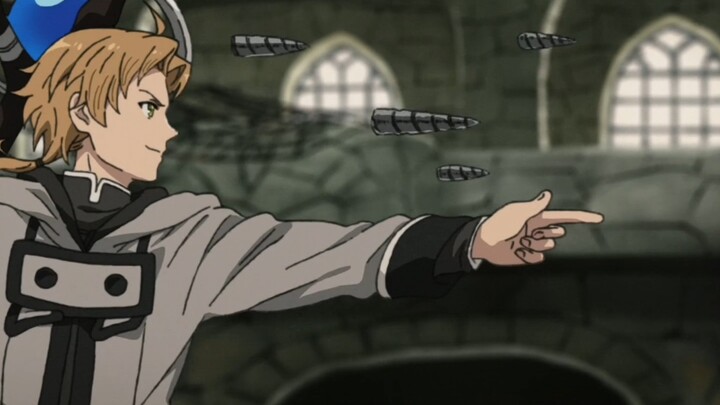 Alice: Why are you practicing Chaos Magic? Rudy: I'll use it against Shieru later... Shieru: You're 