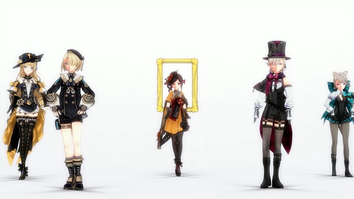 ｢1000年きてる｣Chiori×Linny×Fimini×Navia×Linette [Genshin Impact /MMD] (tồn tại một nghìn năm)