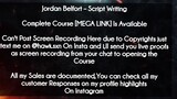 Jordan Belfort  course - Script Writing download