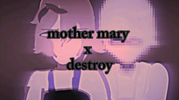 @doraemon and @Afiqin  mother Mary x destroy meme