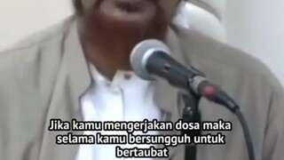 jangan pernah berhenti bertaubat walaupun masih membuat maksiat..