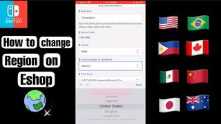 How to Change Region On Nintendo Switch Eshop Using your Mobile Phone UPDATED