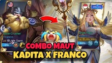 COMBO MENGERIKAN DUO MAUT KADITA X FRANCO 😱 || MOBILE LEGENDS