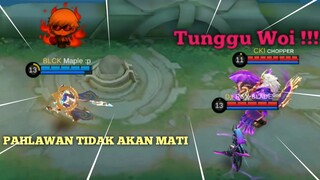 zilong selicin belut 😱😱😱 gak ada yang bisa nangkep