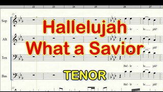 Hallelujah What A Savior | Tenor