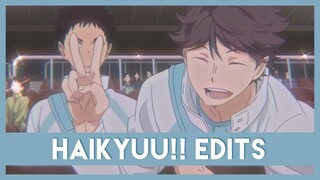 Haikyuu!! Edits