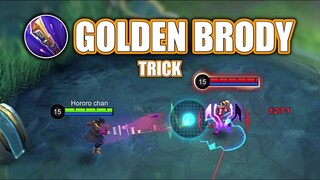 THE GOLDEN BRODY TRICK