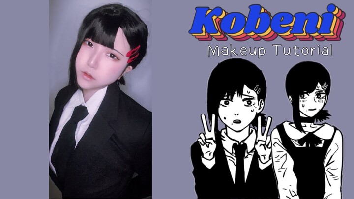 Kobeni Chainsaw Man Makeup Tutorial | cute japanese girl makeup cute chinese girl makeup harajuku