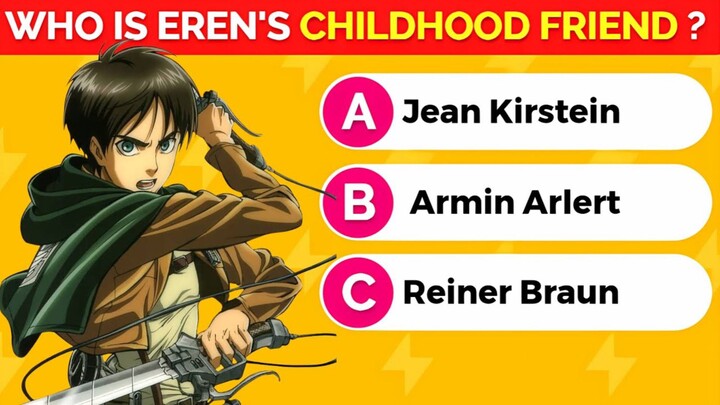 Attack on Titan Anime QUIZ That Will Blow Your Mind!