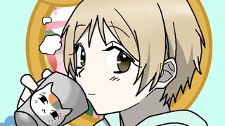 Natsume Takashi kecil dan Nyanko sensei (Natsume yuujinchou)