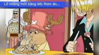 Lỡ miệng mời băng Mũ Rơm ăn #anime #onepiece