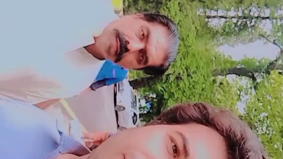 with cousin.... location murree Pakistan