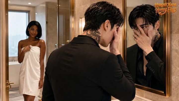 “Don’t Turn Around,” the Black Nanny Warned—The Korean Mafia Boss Saw Her Wet Towel in the Mirror