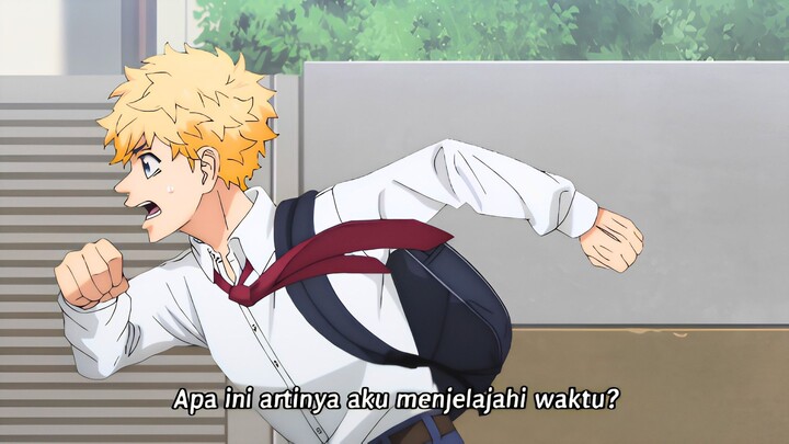 Tokyo Revengers Season 4 Episode 5 - Takemichi Berlari Panik Hentikan Bencana Kereta!