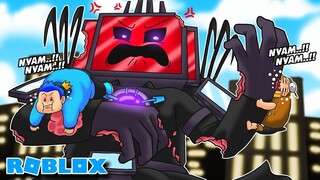 KITA MAKAN TITAN TV MAN UPGRADE 4.0 DI ROBLOX!!!!