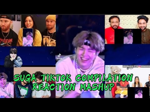 SUGA TIKTOK COMPILATION || REACTION MASHUP