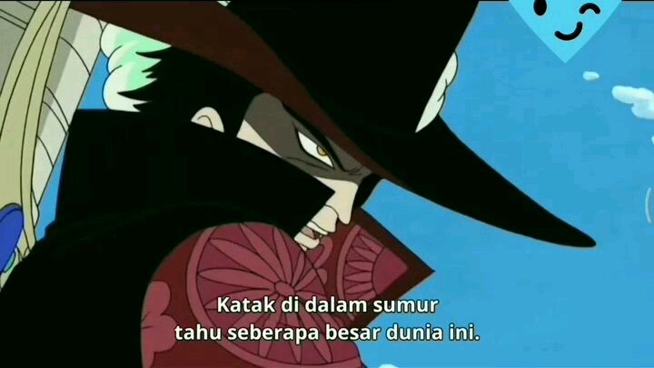 moment zoro ketemu si pendekar pedang "mihawk"