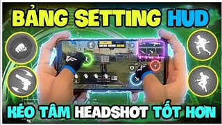 SETTING 3 NGÓN MÚA KEO CỰC MƯỢT VÀ ĐỘ NHẠY, NÚT BẮN OB33 FULL HEADSHOT CHO ANDROID VÀ IPHONE