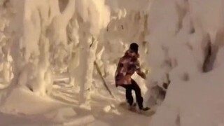 在芬兰滑雪是什么体验....这场景过于梦幻了！