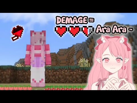 Minecraft, Tapi Kalau Kena Demage Aku Ngomong Ara Ara...😼❤️