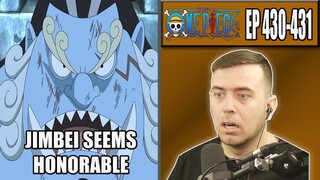 ANOTHER WARLORD JIMBEI! - One Piece Episode 430 and 431 - Rich Reaction