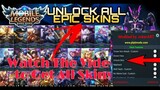 Latest Menu | Unlocked Skins | Unlocked Heroes | Map Icon | Camera Height | Mobile Legends: BangBang