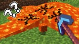 When MC all blocks can be mined? Lava becomes a drop!
