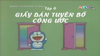 [S4] doraemon tiếng việt - giấy Dán tuyên bố công ước