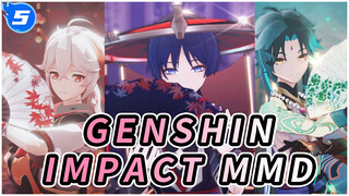 "Đêm đẹp rất ngắn, hãy cùng ta trải nghiệm đi" | Genshin Impact MMD_5