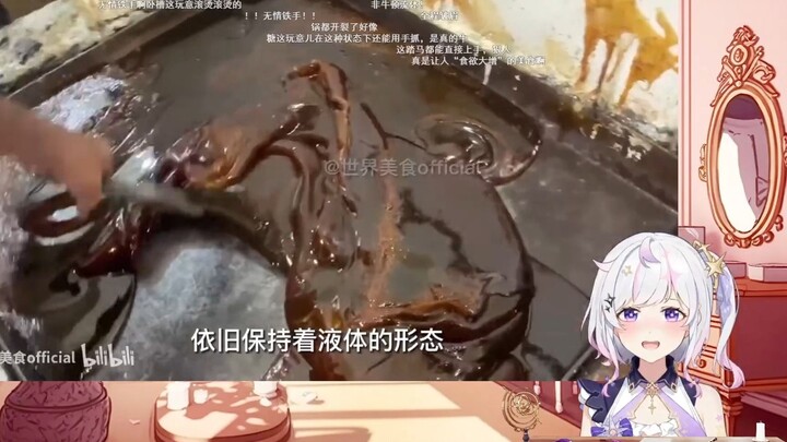 【壹妍】【世界美食】白毛萝莉第一次看世界美食，震撼一百年~