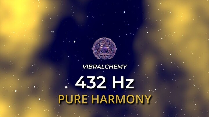 432Hz Pure Harmony • Alpha Wave Meditation (Binaural Beats for Deep Relaxation)