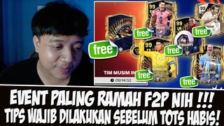 EVENT TERBAIK UNTUK F2P | OVR TINGGI GRATIS!! TIPS WAJIB SEBELUM EVENT TOTS HABIS EASPORT FC MOBILE