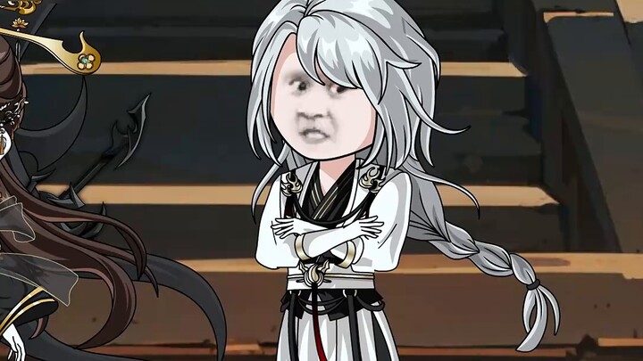 The crazy acting of the little apprentice sister, the "Su Yan" named the White-haired Witch
