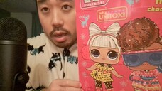 ASMR COLA BUBBLEGUM + SHOW & TELL LOL ADVENT CALENDAR CARTOON PICTURES