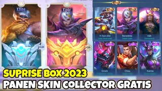 SUPRISE BOX 2023 ! PANEN SKIN COLECTOR DAN EPIC GRATIS - MOBILE LEGENDS