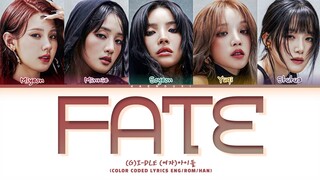 (G)-IDLE 'Fate' Lyrics (Color Coded Lyrics)