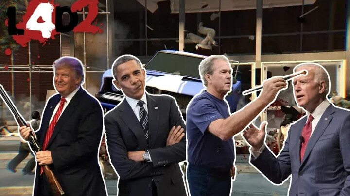 ประธานาธิบดีสหรัฐเล่น Dead Center (Left 4 Dead 2)